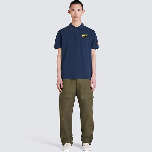 Áo Polo Kenzo Navy Paris Classic FC65PO0034PU 77 Màu Xanh Navy Size M