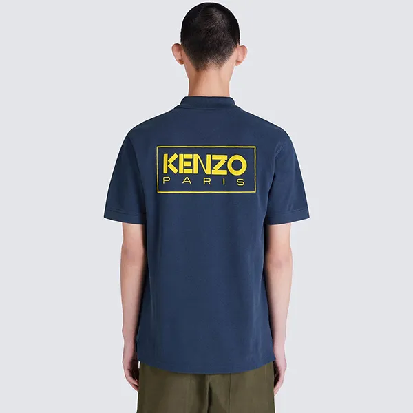 Áo Polo Kenzo Navy Paris Classic FC65PO0034PU 77 Màu Xanh Navy Size S