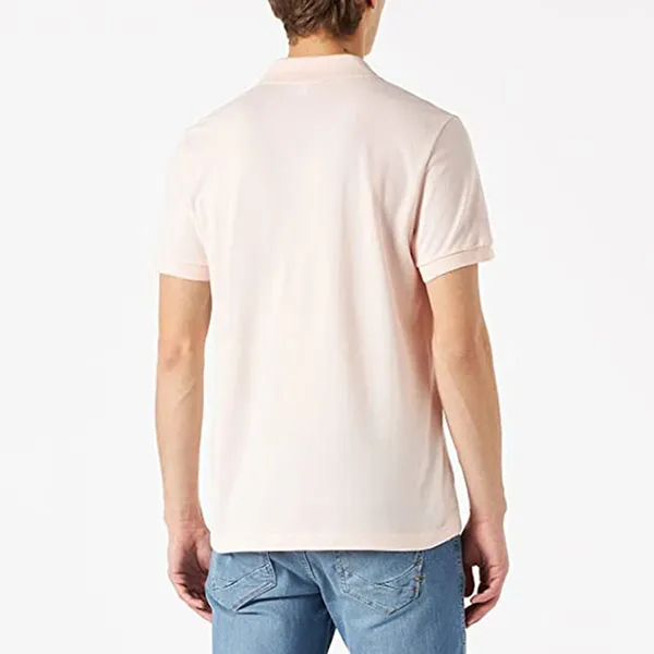 Áo Polo Lacoste Men's Regular Fit Signature Cotton Pique PH2087 CPM Màu Hồng Nhạt Size M - Thời trang - Vua Hàng Hiệu