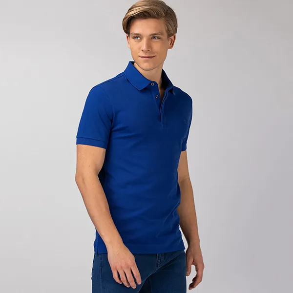 Áo Polo Lacoste Men's Paris Polo Shirt Regular Fit Stretch PH5522 X0U Màu Xanh Dương Size XS - Thời trang - Vua Hàng Hiệu