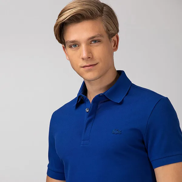 Áo Polo Lacoste Men's Paris Polo Shirt Regular Fit Stretch PH5522 X0U Màu Xanh Dương Size XS - Thời trang - Vua Hàng Hiệu