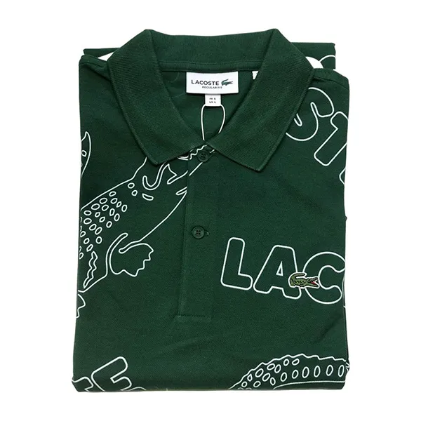 Áo Polo Lacoste Men's Polo Shirt Green PH 2255 51 1 32 Màu Xanh Green Size L
