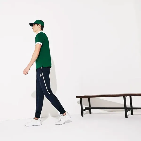 Áo Polo Lacoste Men's Sport Roland Garros Cotton Plant Design PH0007-51 Màu Xanh Green Size XS - Thời trang - Vua Hàng Hiệu