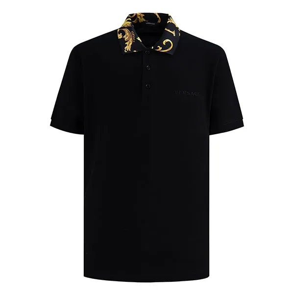 Áo Polo Versace A89505S A231377 Màu Đen Size XS