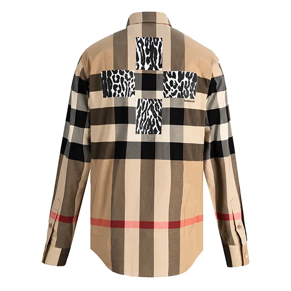 Áo Sơ Mi Burberry Button-Up Poplin 8057468 A7028 Phối Màu Size M