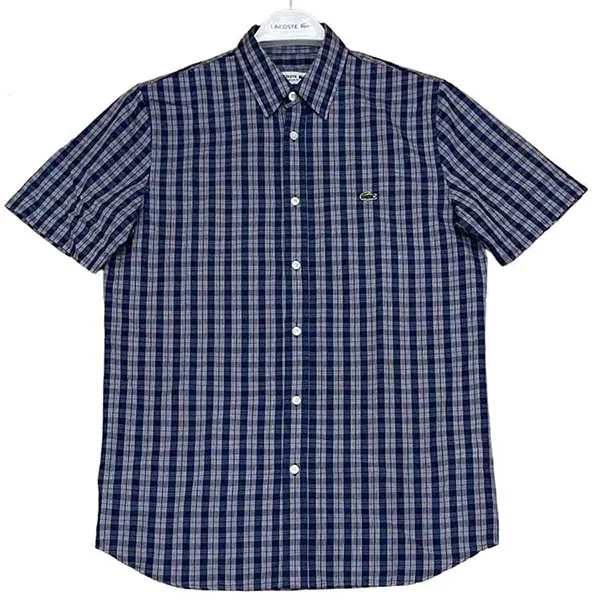 Áo Sơ Mi Lacoste Camisa CH8467 X07 Màu Xanh Navy Size 40