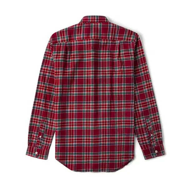 Áo Sơ Mi Lacoste CH886E 6AW Kẻ Caro Màu Đỏ Size S