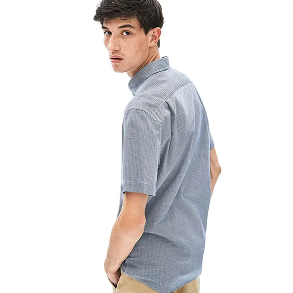 Áo Sơ Mi Lacoste Regular Fit Gingham Cotton Shirt Ch0004 0Y1 Màu Xanh Kẻ Size S