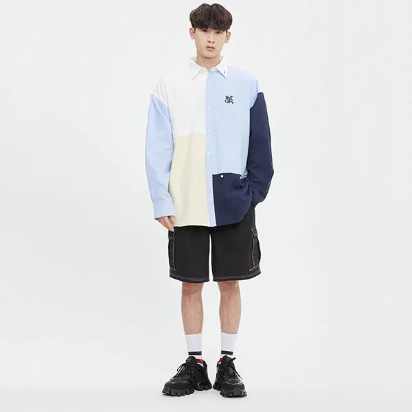 Áo Sơ Mi Romantic Crown Color Mixed Shirt Phối Màu