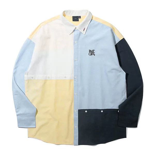 Áo Sơ Mi Romantic Crown Color Mixed Shirt Phối Màu