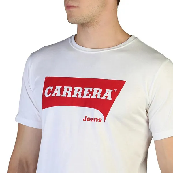 Áo Thun Carrera Jeans Basic T-shirt 801P_0047A Màu Trắng Size L - Thời trang - Vua Hàng Hiệu
