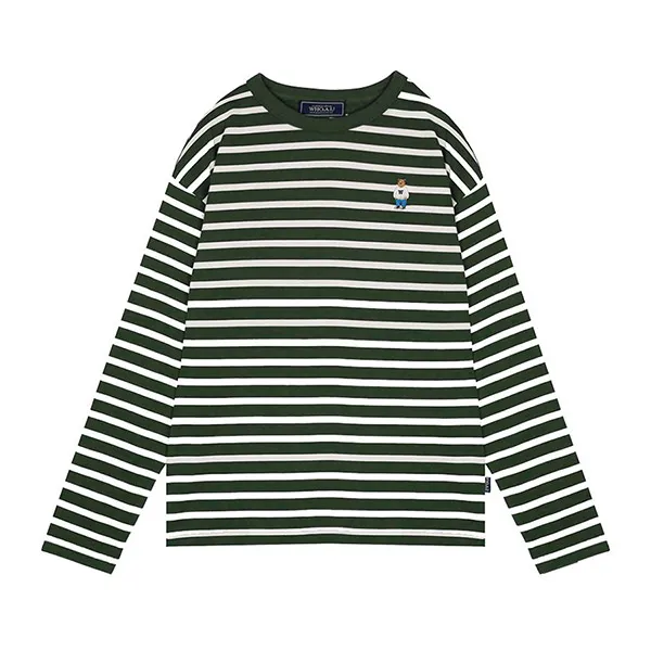 Áo Thun Dài Tay WHOAU WHLSC3721U Màu Xanh Green