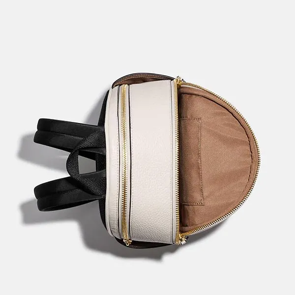Balo Coach Mini Court Backpack With Dancing Kitten Màu Trắng