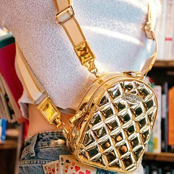 Balo Stretch Angels Waffle Panini Backpack Màu Vàng Gold - Túi xách - Vua Hàng Hiệu