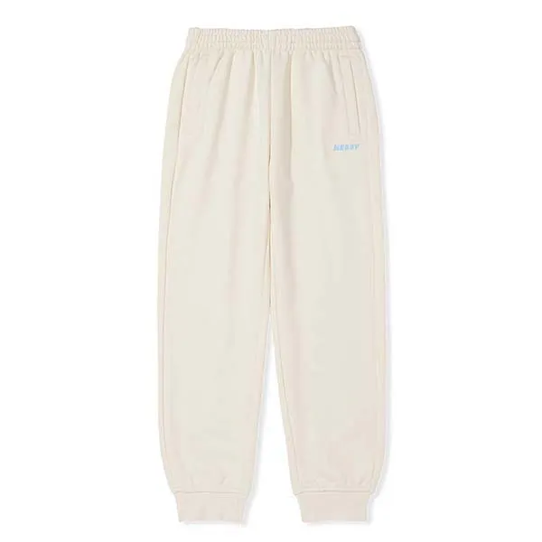 Bộ Quần Áo Nỉ Nerdy Logo Cursive Màu Kem