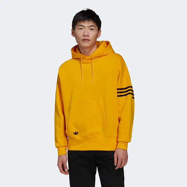 Bộ Thể Thao Adidas Hoodie Originals HM1873 & HM186 Màu Đen Vàng - 1