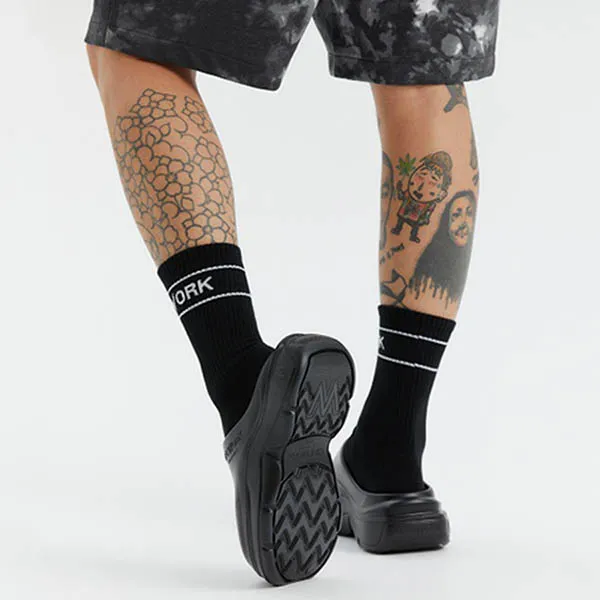 Dép LifeWork Slip On Space Run Mule LW225SH102 Màu Đen - Dép - Vua Hàng Hiệu
