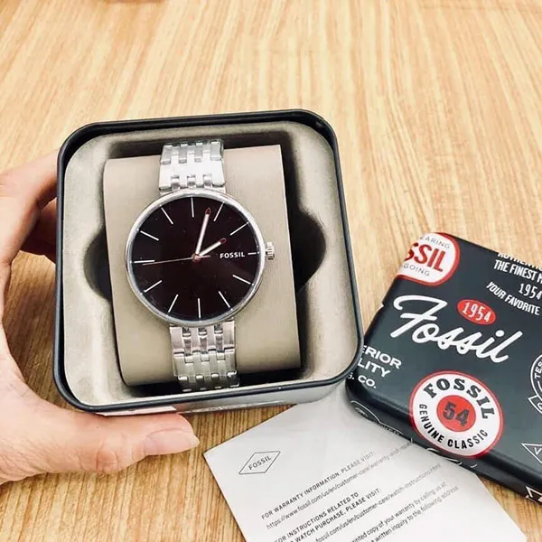 Đồng Hồ Nam Fossil Hutton Quartz Men’s Watch BQ2439 Màu Bạc