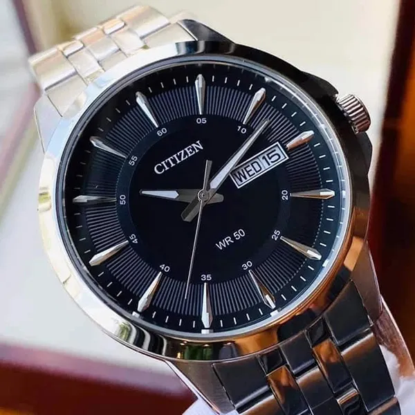 Đồng Hồ Nam Citizen Quartz BF2011-51E Màu Bạc Đen N-TNY - Đồng hồ - Vua Hàng Hiệu