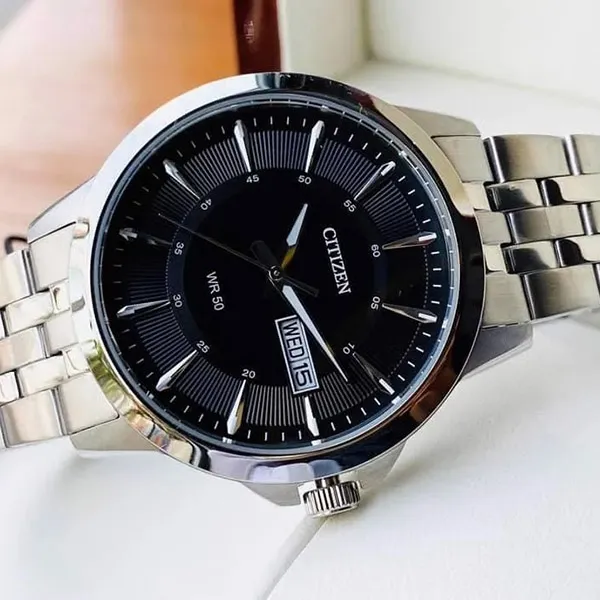 Đồng Hồ Nam Citizen Quartz BF2011-51E Màu Bạc Đen N-TNY - Đồng hồ - Vua Hàng Hiệu