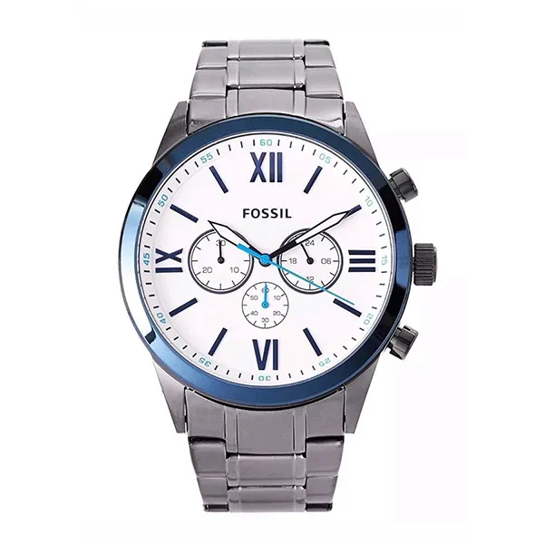 Đồng Hồ Nam Fossil Flynn Men's Chronograph Quartz Watch BQ2230 Màu Bạc - Đồng hồ - Vua Hàng Hiệu