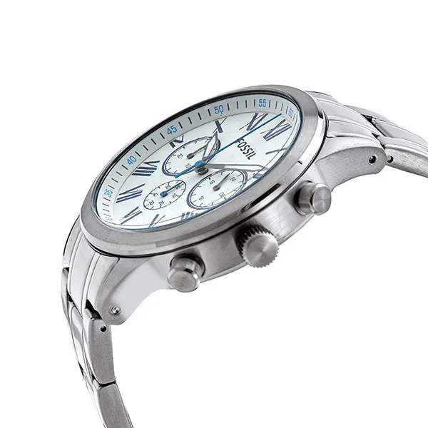Đồng Hồ Nam Fossil Flynn Men's Chronograph Quartz Watch BQ2230 Màu Bạc - Đồng hồ - Vua Hàng Hiệu