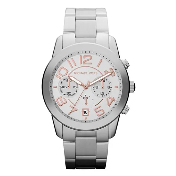Buy Michael Kors MK8344I Lexington Chronograph Watch  Silver Color Women   AJIO LUXE