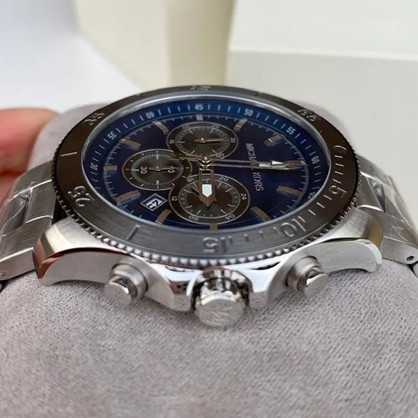 Đồng Hồ Nam Michael Kors Theroux Quartz Mens Watch MK8662 45mm Màu Bạc Xanh