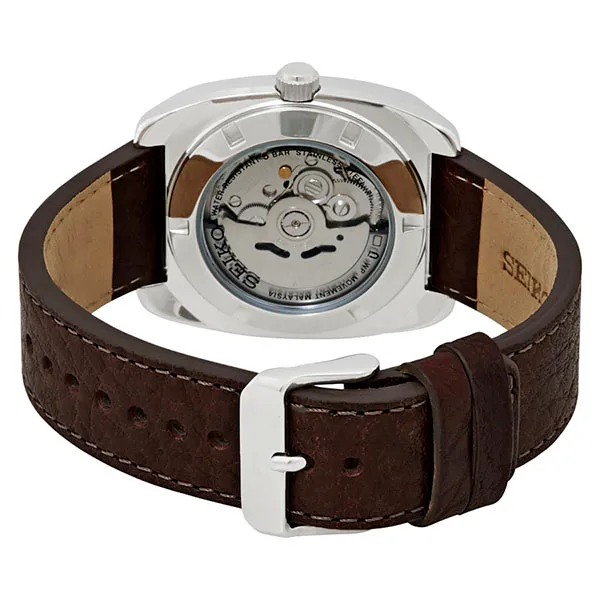 Đồng Hồ Nam Seiko Recraft Automatic Green Dial Brown Leather Men's Watch SNKP27 Màu Xanh Bạc - 4