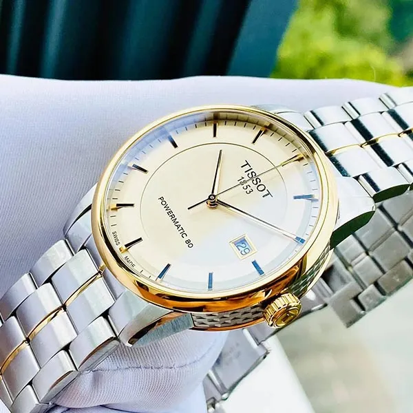 Đồng Hồ Nam Tissot Luxury Powermatic 80 Demi Gold T086.407.22.261.00 Màu Vàng Bạc - Đồng hồ - Vua Hàng Hiệu