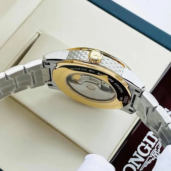 Đồng Hồ Nam Tissot Luxury Powermatic 80 Demi Gold T086.407.22.261.00 Màu Vàng Bạc - Đồng hồ - Vua Hàng Hiệu