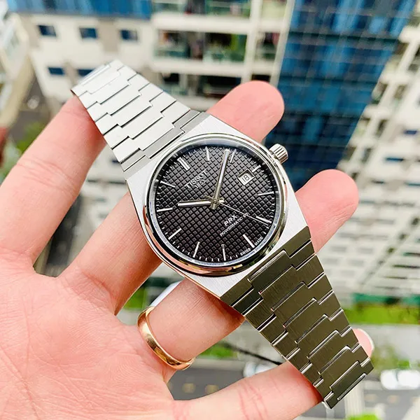 Đồng Hồ Nam Tissot PRX Powermatic 80 T137.407.11.051.00 Màu Bạc Đen - Đồng hồ - Vua Hàng Hiệu
