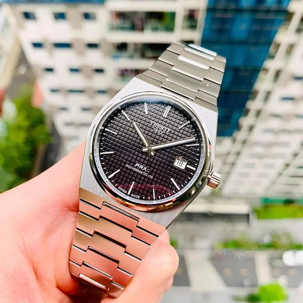 Đồng Hồ Nam Tissot PRX Powermatic 80 T137.407.11.051.00 Màu Bạc Đen - Đồng hồ - Vua Hàng Hiệu