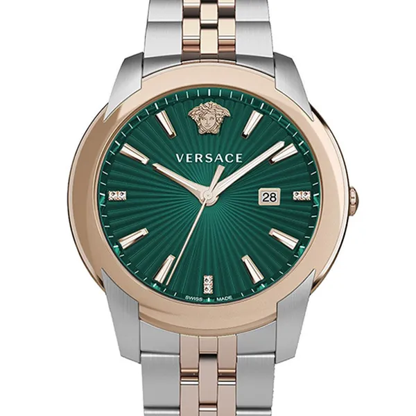 Đồng Hồ Nam Versace V-Urban Watch VELQ01019 Bản Kim Cương 42mm Màu Vàng, Bạc
