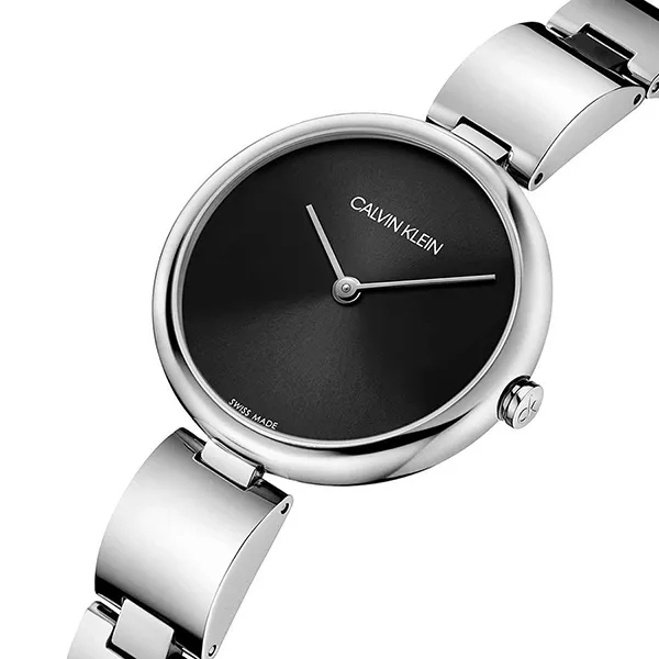 Đồng Hồ Nữ Calvin Klein CK Quartz Black Dial Watch K9U23141 Màu Bạc - Đồng hồ - Vua Hàng Hiệu