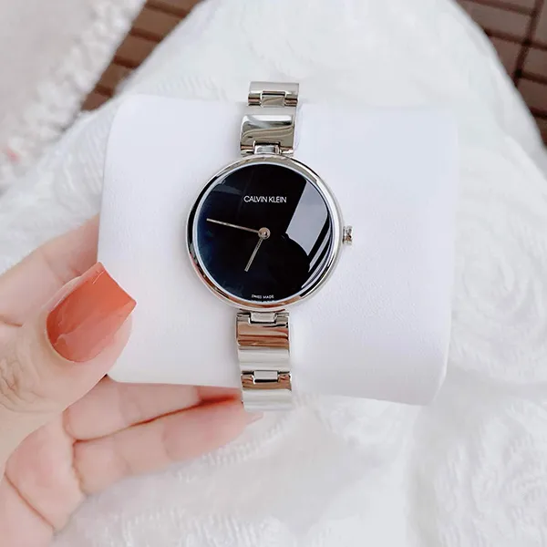 Đồng Hồ Nữ Calvin Klein CK Quartz Black Dial Watch K9U23141 Màu Bạc - Đồng hồ - Vua Hàng Hiệu