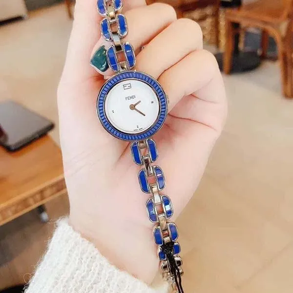 Đồng Hồ Nữ Fendi My Way White Dial Ladies Watch F357024003 Màu Trắng Xanh