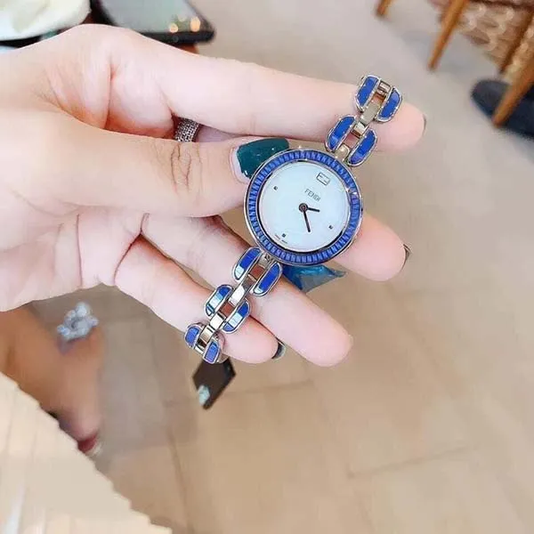 Đồng Hồ Nữ Fendi My Way White Dial Ladies Watch F357024003 Màu Trắng Xanh