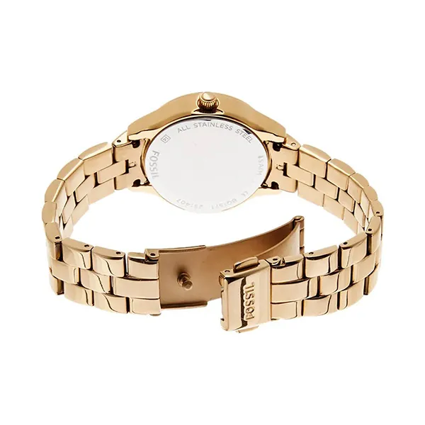 Đồng Hồ Nữ Fossil Rose Gold-Tone Stainless Steel Watch BQ1571 Màu Vàng Hồng