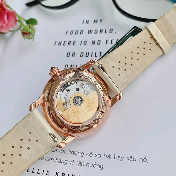 Đồng Hồ Nữ Frederique Constant FC-310LHB2PD4 Màu Trắng Phối Vàng Hồng - Đồng hồ - Vua Hàng Hiệu