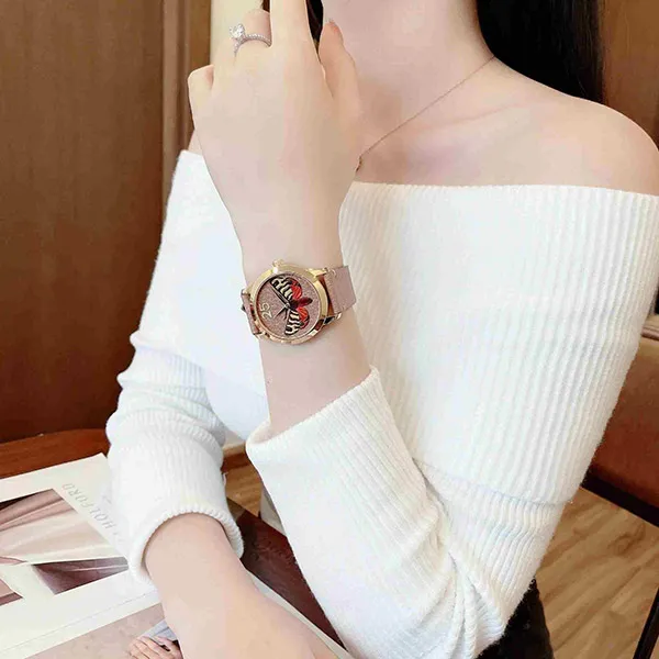 Đồng Hồ Nữ Gucci G-Timeless Butterfly YA1264063 Màu Nâu