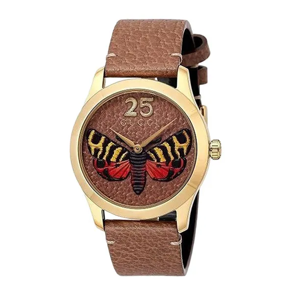 Đồng Hồ Nữ Gucci G-Timeless Butterfly YA1264063 Màu Nâu