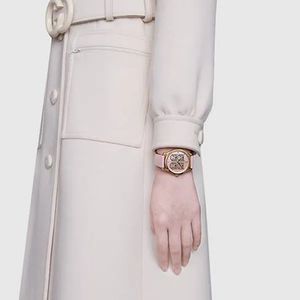 Đồng Hồ Nữ Gucci G-Timeless Pink Blooms Watch 38mm Màu Vàng Hồng