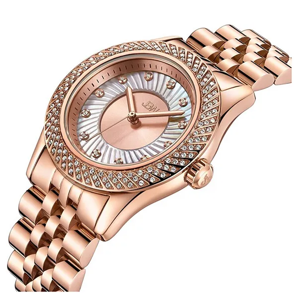 Đồng Hồ Nữ JBW Carina Diamond Bracelet Watch & Bezel J6368B Màu Vàng Hồng - Đồng hồ - Vua Hàng Hiệu