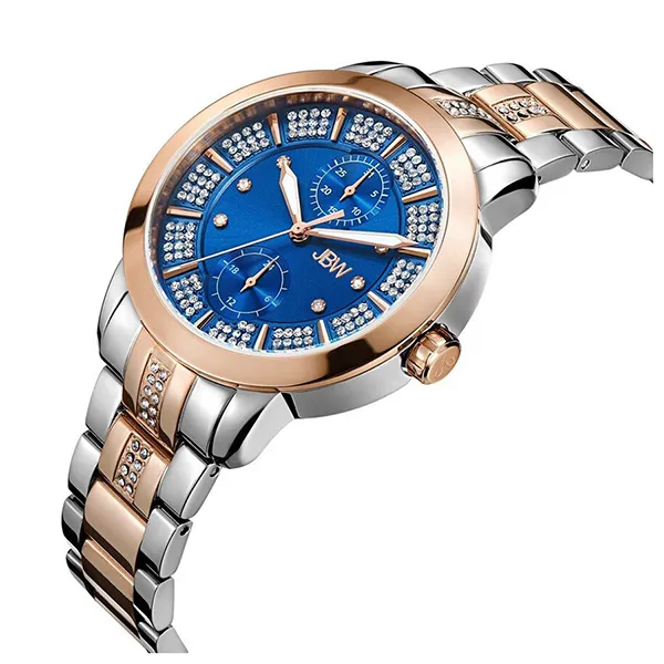 Đồng Hồ Nữ JBW Lumen Blue Dial Diamond Ladies Watch J6341C Phối Màu - Đồng hồ - Vua Hàng Hiệu