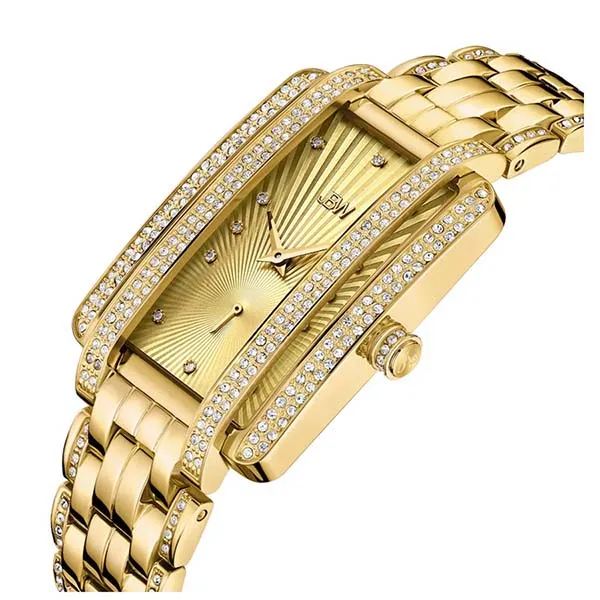 Đồng Hồ Nữ JBW Mink Diamond 18K Gold Plated Bracelet & Case Quartz Watch J6358B Màu Vàng - Đồng hồ - Vua Hàng Hiệu