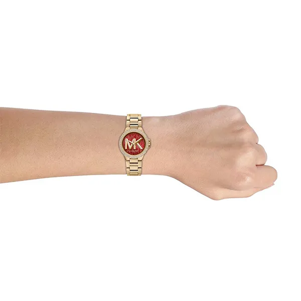 Đồng Hồ Nữ Michael Kors Camille Watch MK7196 Case 33mm Màu Vàng Đỏ