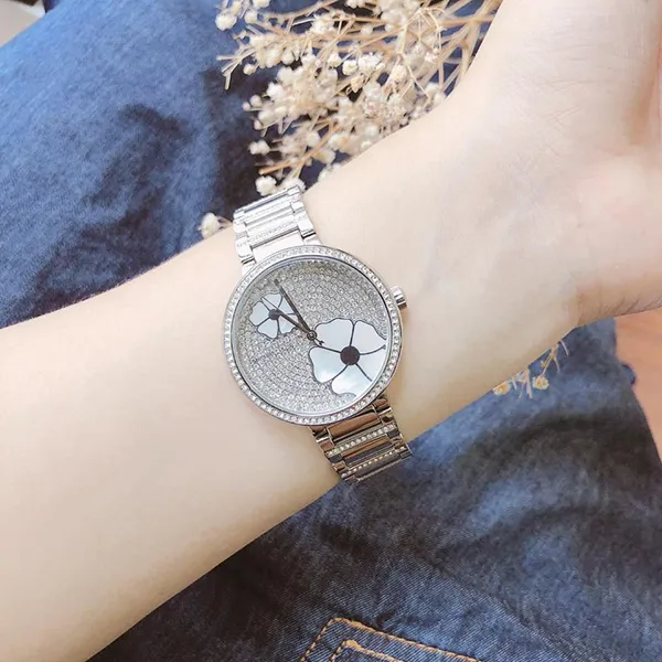 Đồng Hồ Nữ Michael Kors Courtney Silver Watch MK3835 36mm Màu Bạc - Đồng hồ - Vua Hàng Hiệu