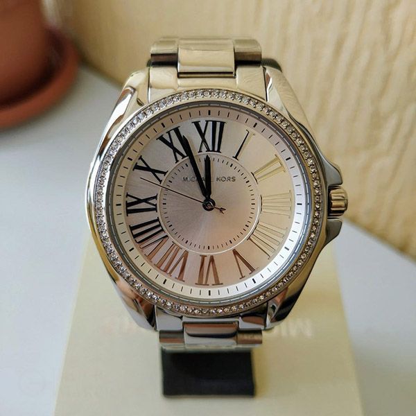 Đồng Hồ Nữ Michael Kors Kacie Silver Dial Stainless Steel Ladies Watch MK6183 Màu Bạc - 1