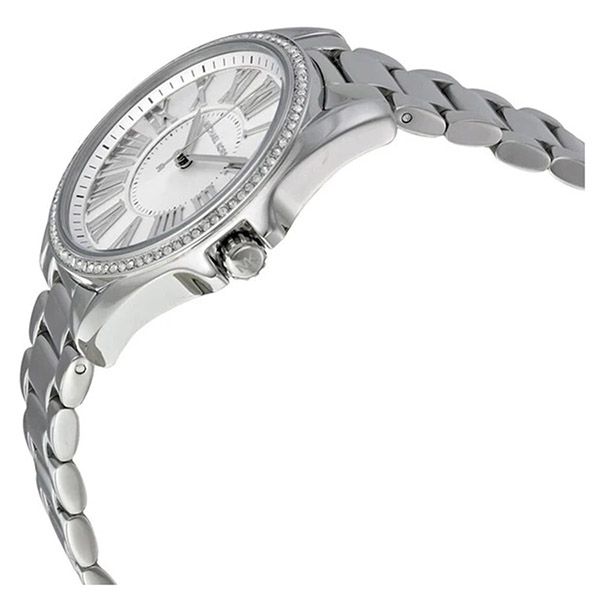 Đồng Hồ Nữ Michael Kors Kacie Silver Dial Stainless Steel Ladies Watch MK6183 Màu Bạc - 4